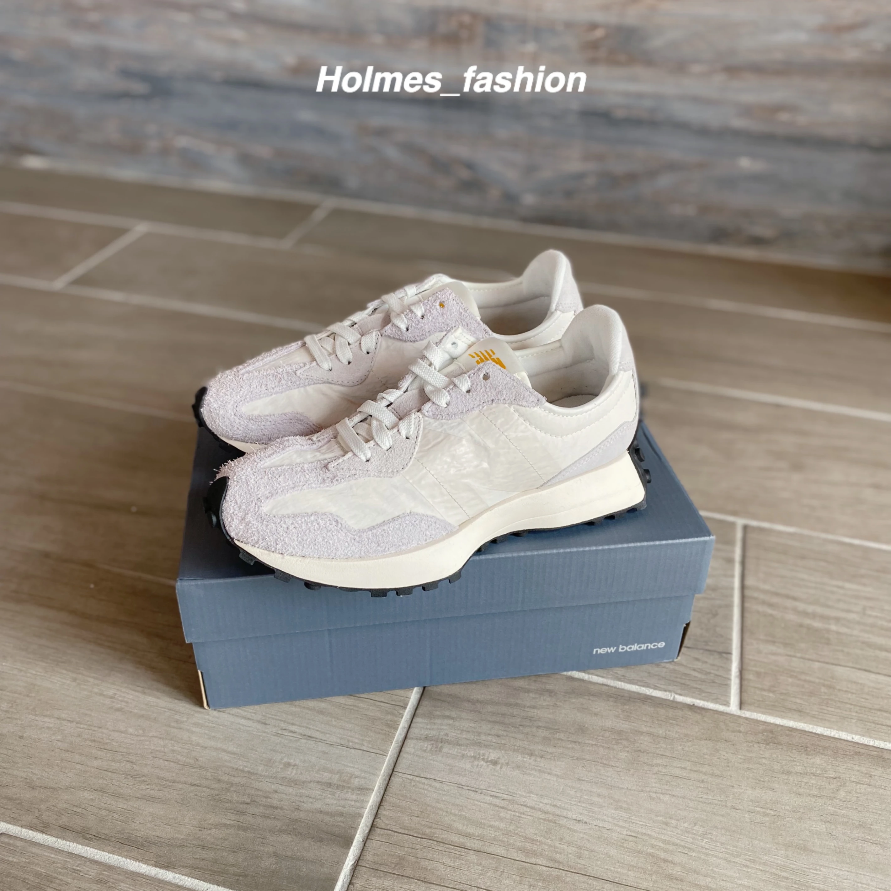[Holmes]NEW BALANCE NB 327 MS327CJ 灰白麂皮 芝麻燕麥  冰淇淋牛奶:soft_ice_cream: