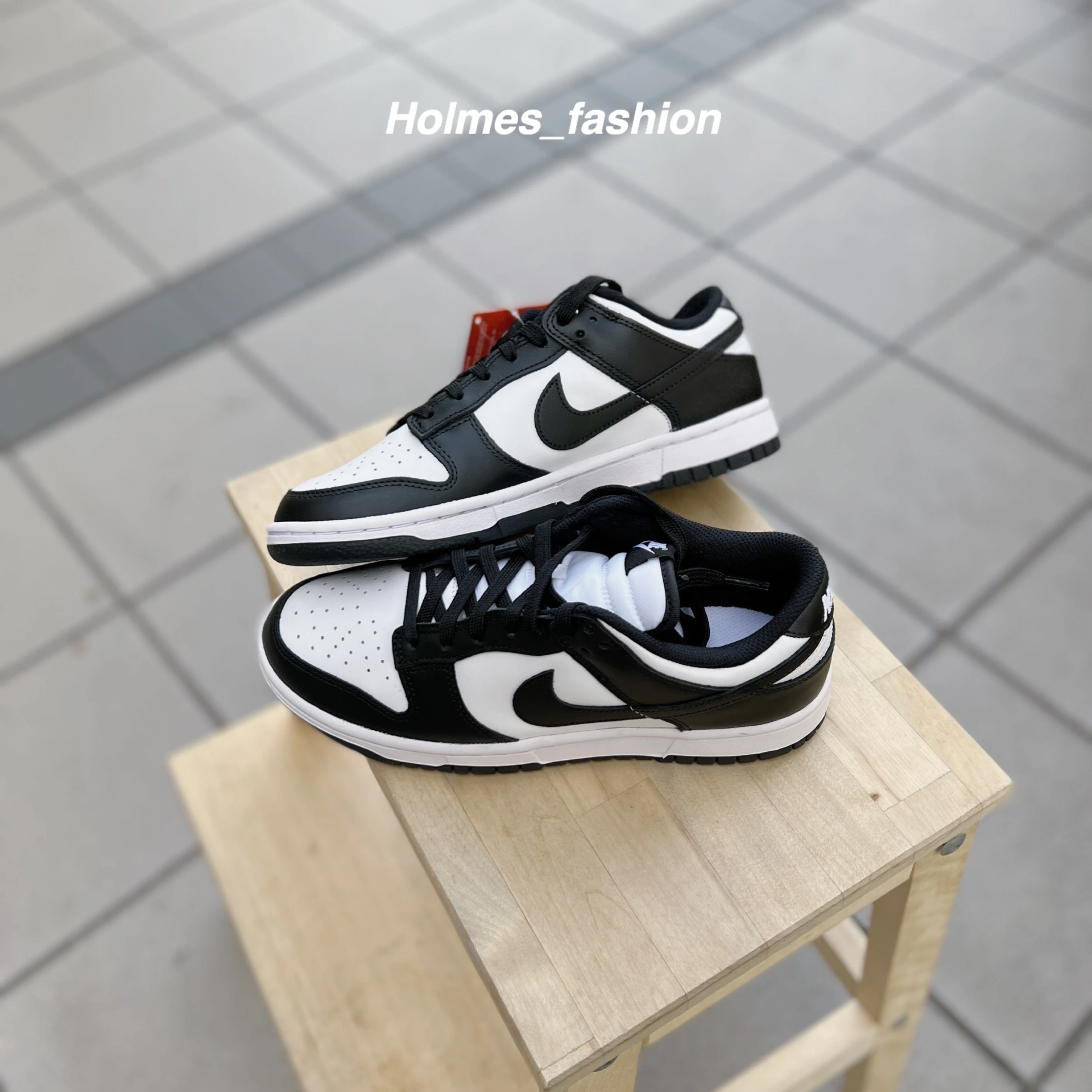 [Holmes]NIKE DUNK LOW W 女鞋 黑白 熊貓 DD1503-101
