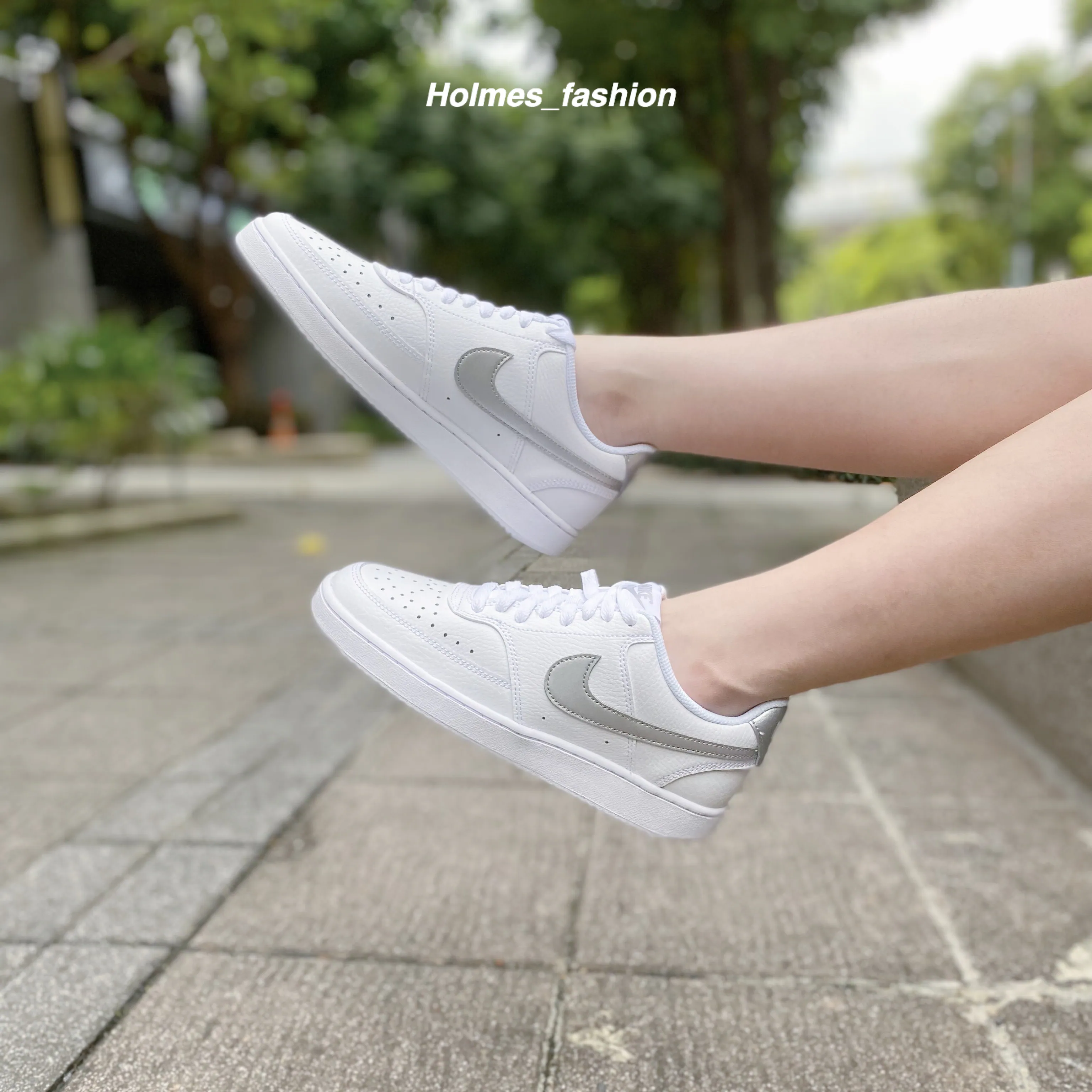 [Holmes]NIKE COURT VISION LOW 白銀色 CD5434-111 #小白鞋推薦
