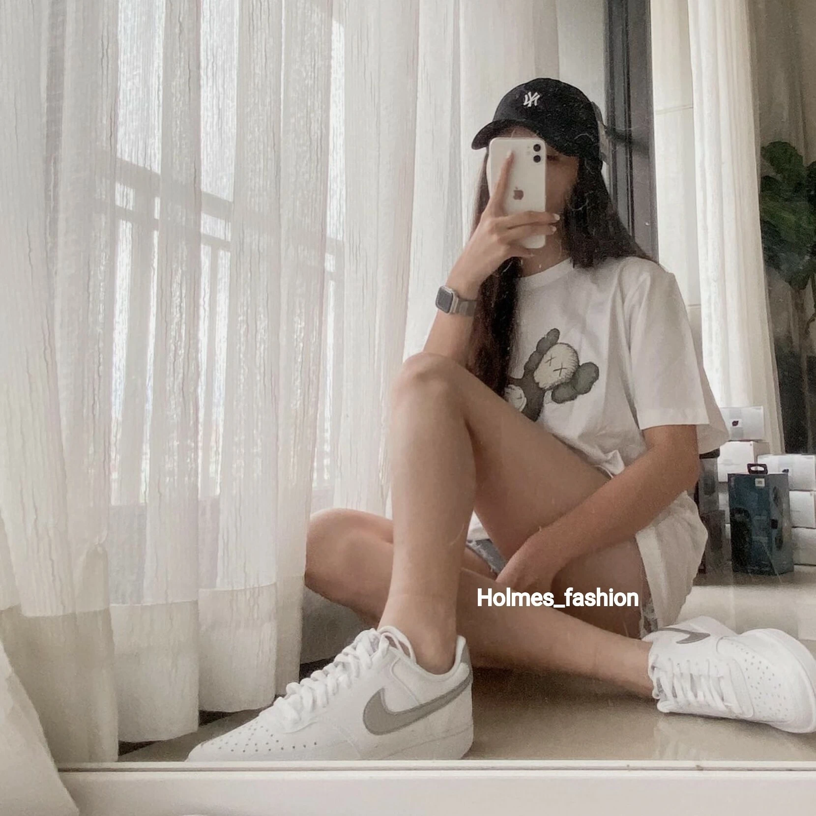 [Holmes]NIKE COURT VISION LOW 白銀色 CD5434-111 #小白鞋推薦
