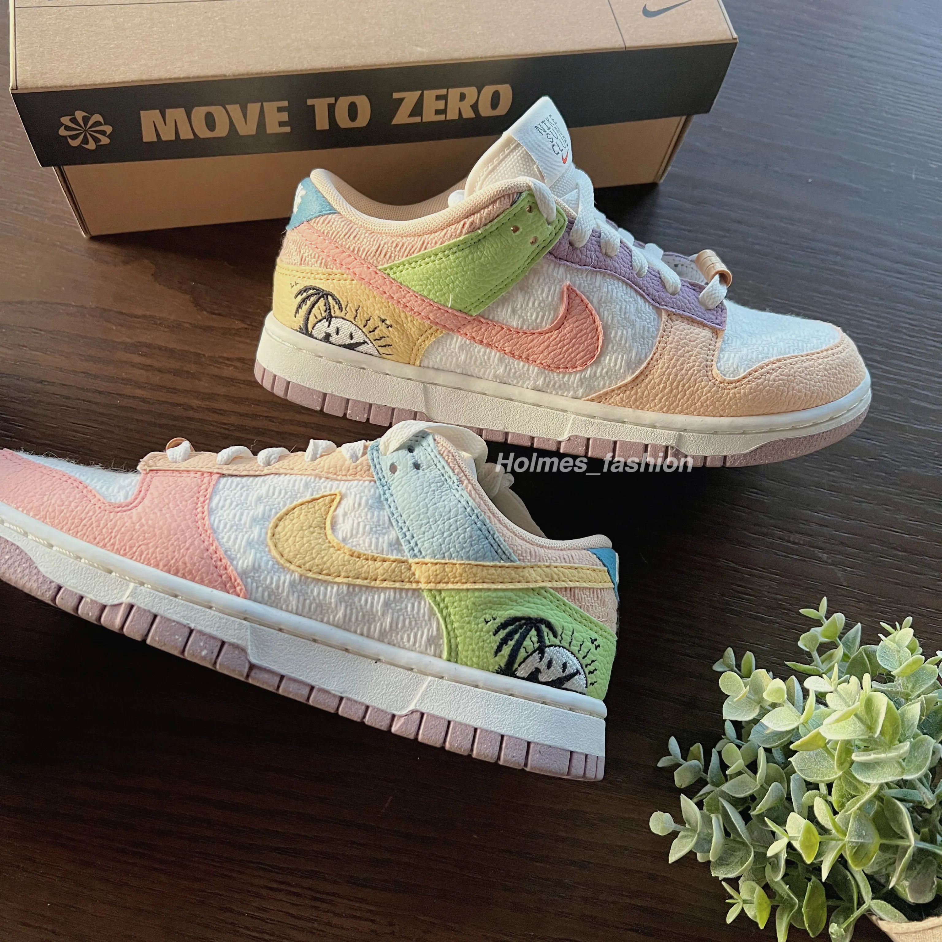 [Holmes]Nike Dunk Low SE W " Sun Club Multi " 彩色 繽紛 夏日 DQ0265-100