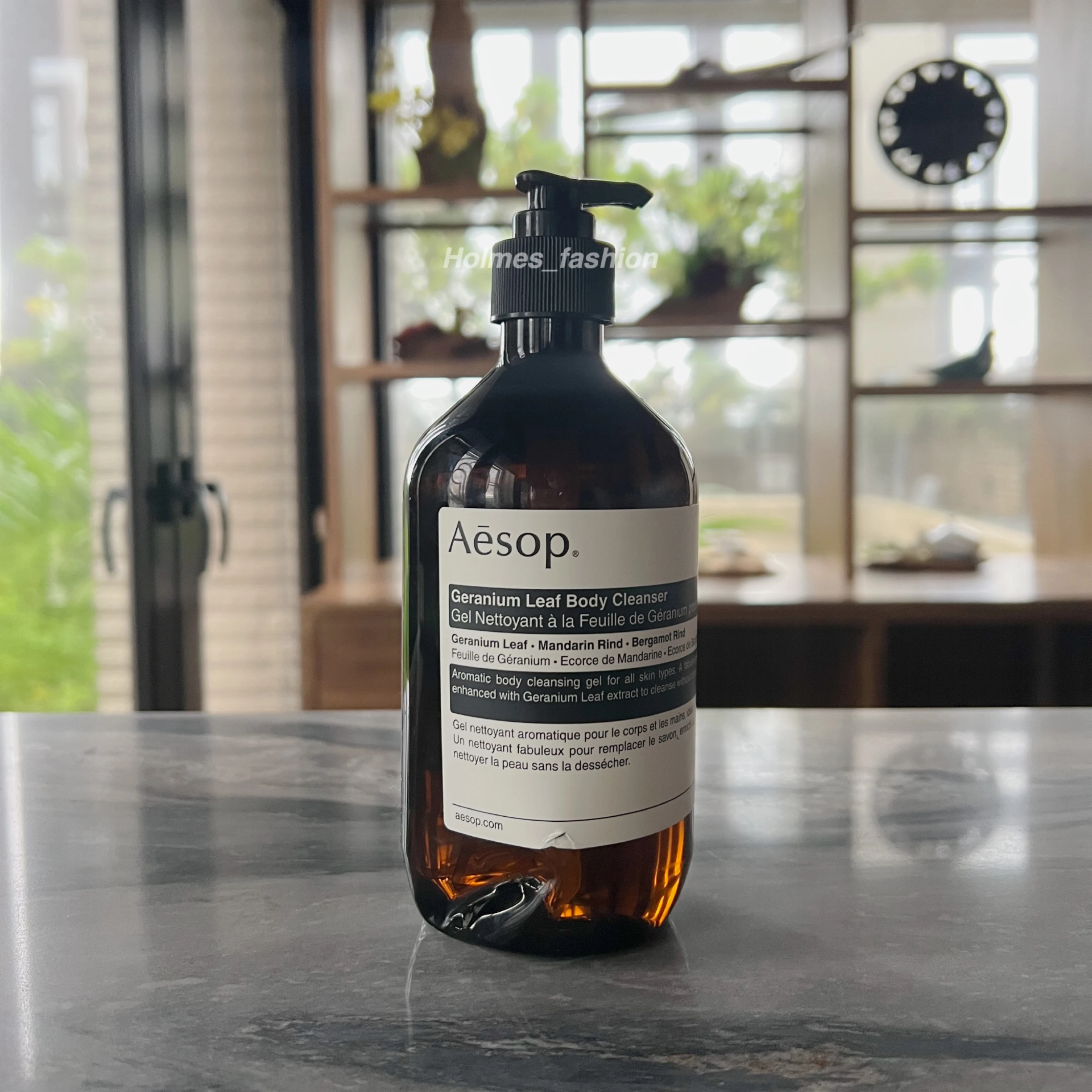 [Holmes]AESOP 天竺葵 身體潔膚露 500ML 瑕疵凹瓶 不影響使用