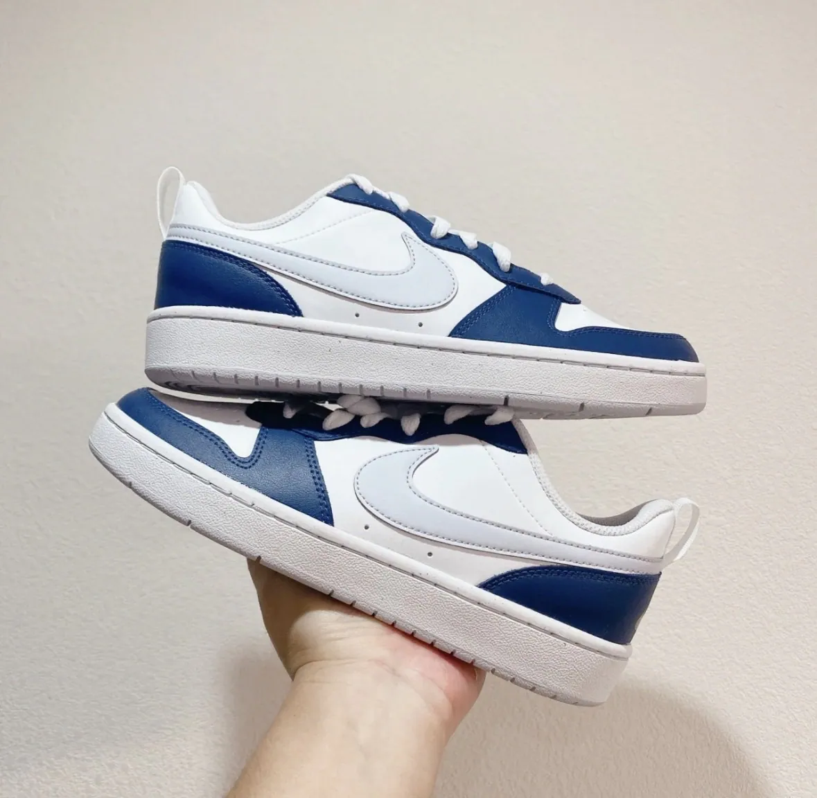 [Holmes]NIKE COURT BOROUGH LOW 藍曜石 BQ5448-121