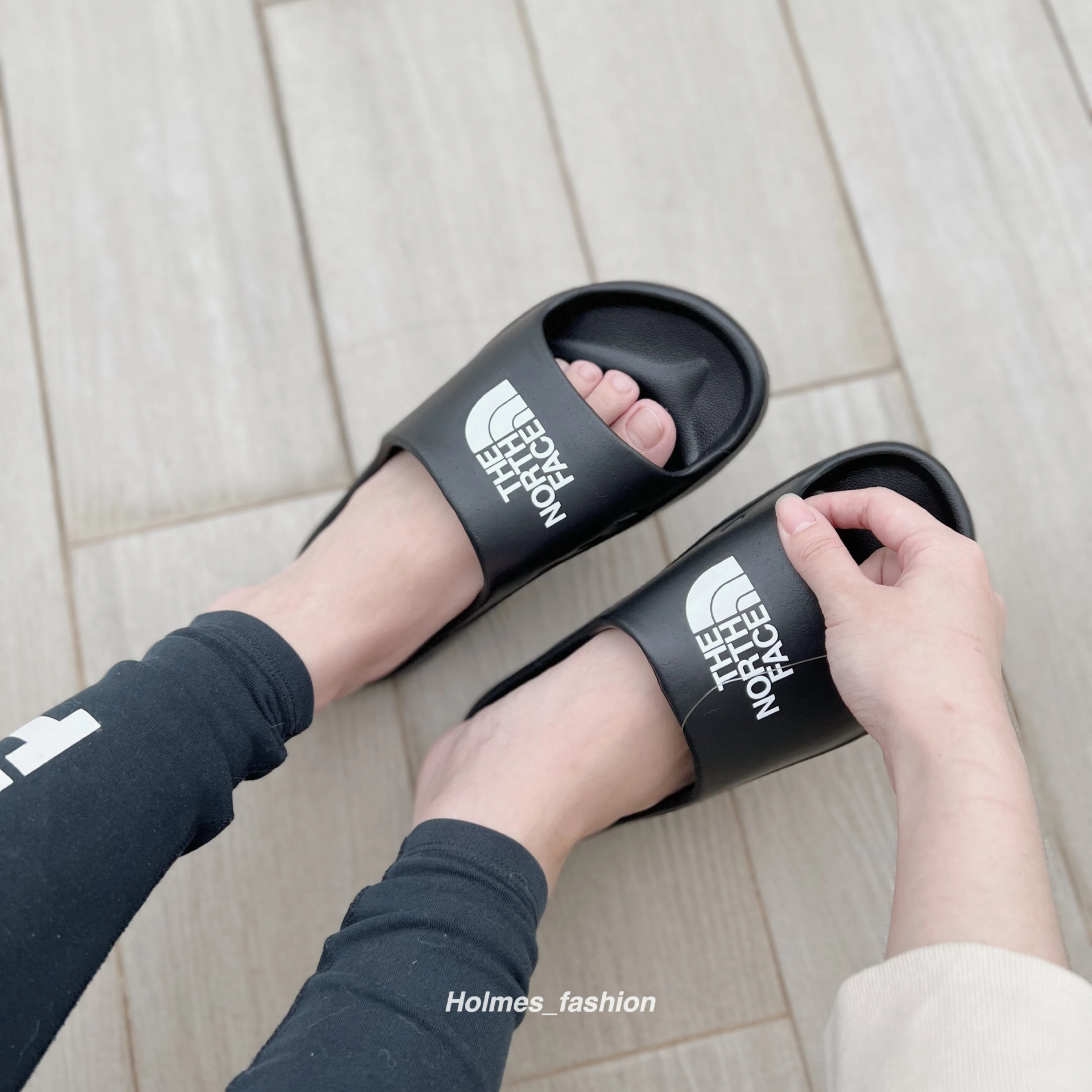 [Holmes]THE NORTH FACE RECOVERY 防水 拖鞋 黑 NS98N10J / 米 NS98N10K #雨天必備