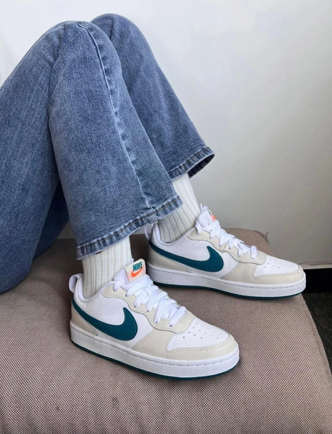 [Holmes]NIKE COURT BOROUGH LOW GS 小Dunk  奶油綠 BQ5448-017/現貨