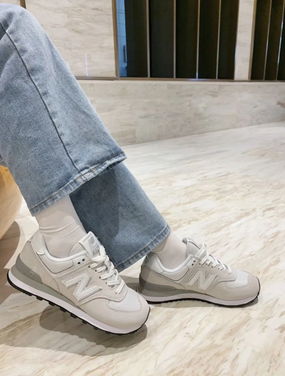 [Holmes]NEW BALANCE 574 ML574EVW 復古灰