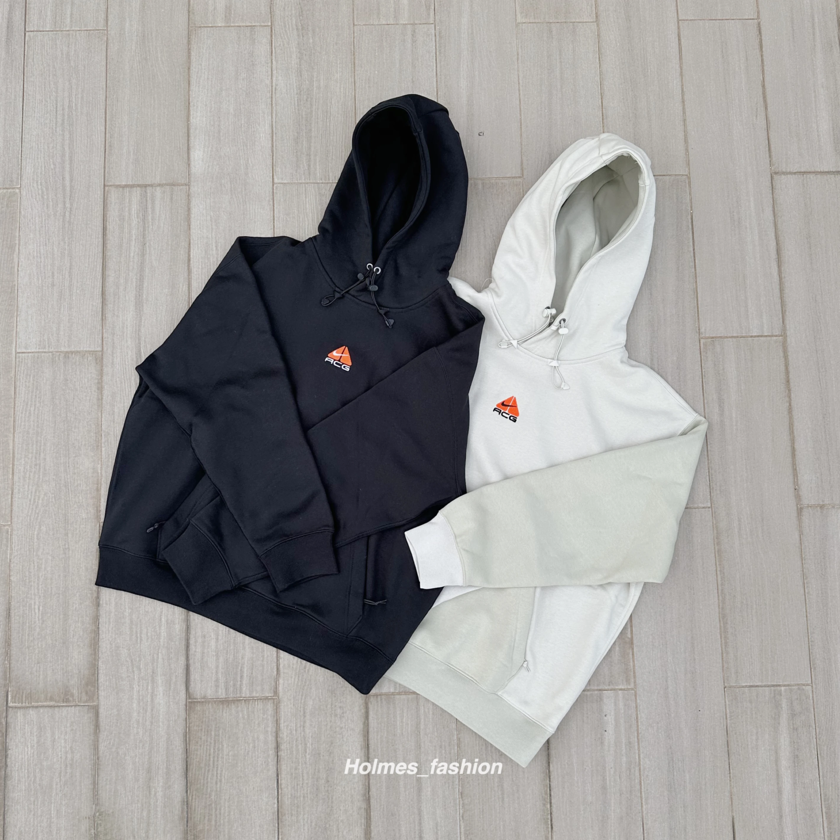 [Holmes]NIKE ACG THERMA-FIT HOODIE  內刷毛 帽T 黑 / 米灰 DH3088-010