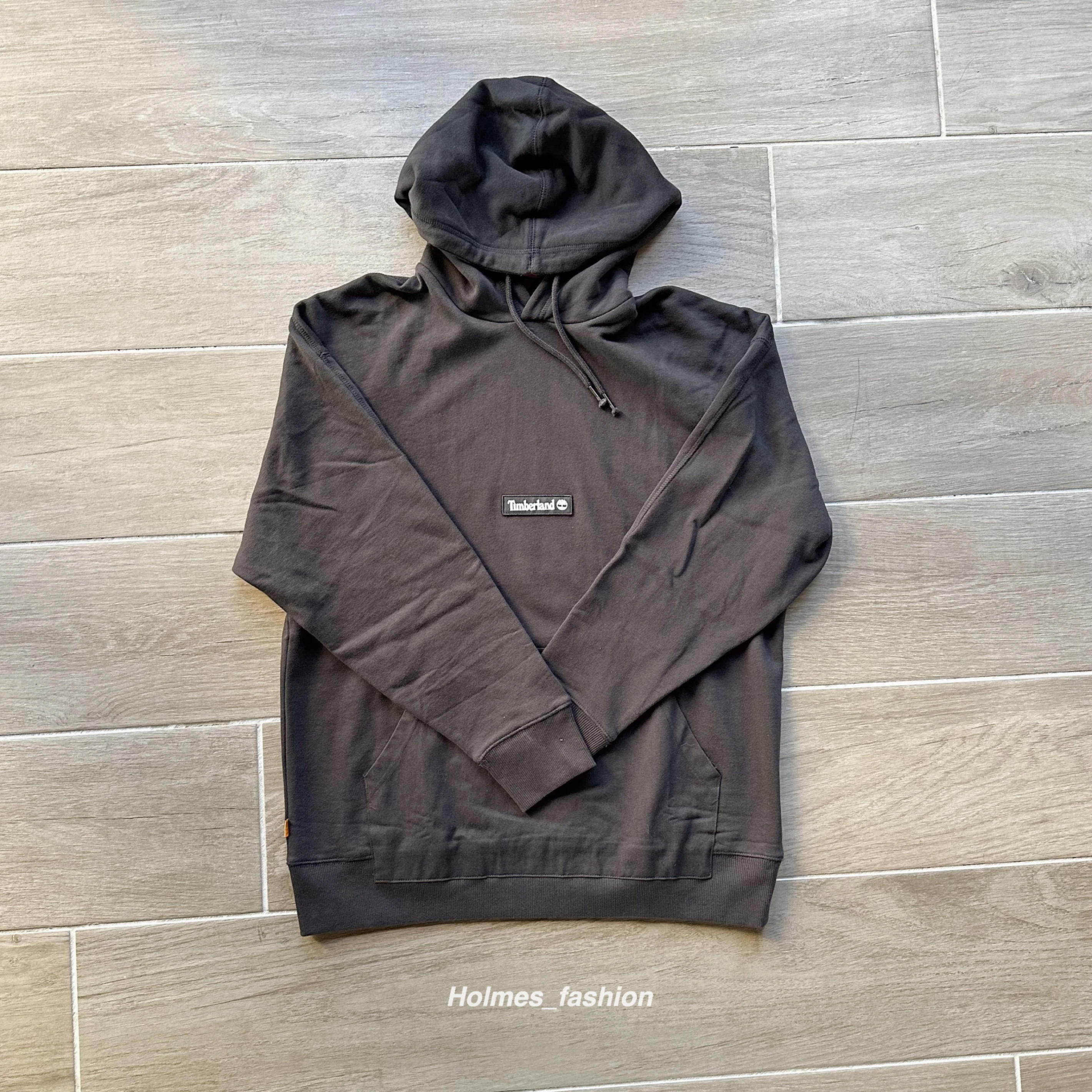 [Holmes]TIMBERLAND 男版 胸前LOGO 帽踢 黑色