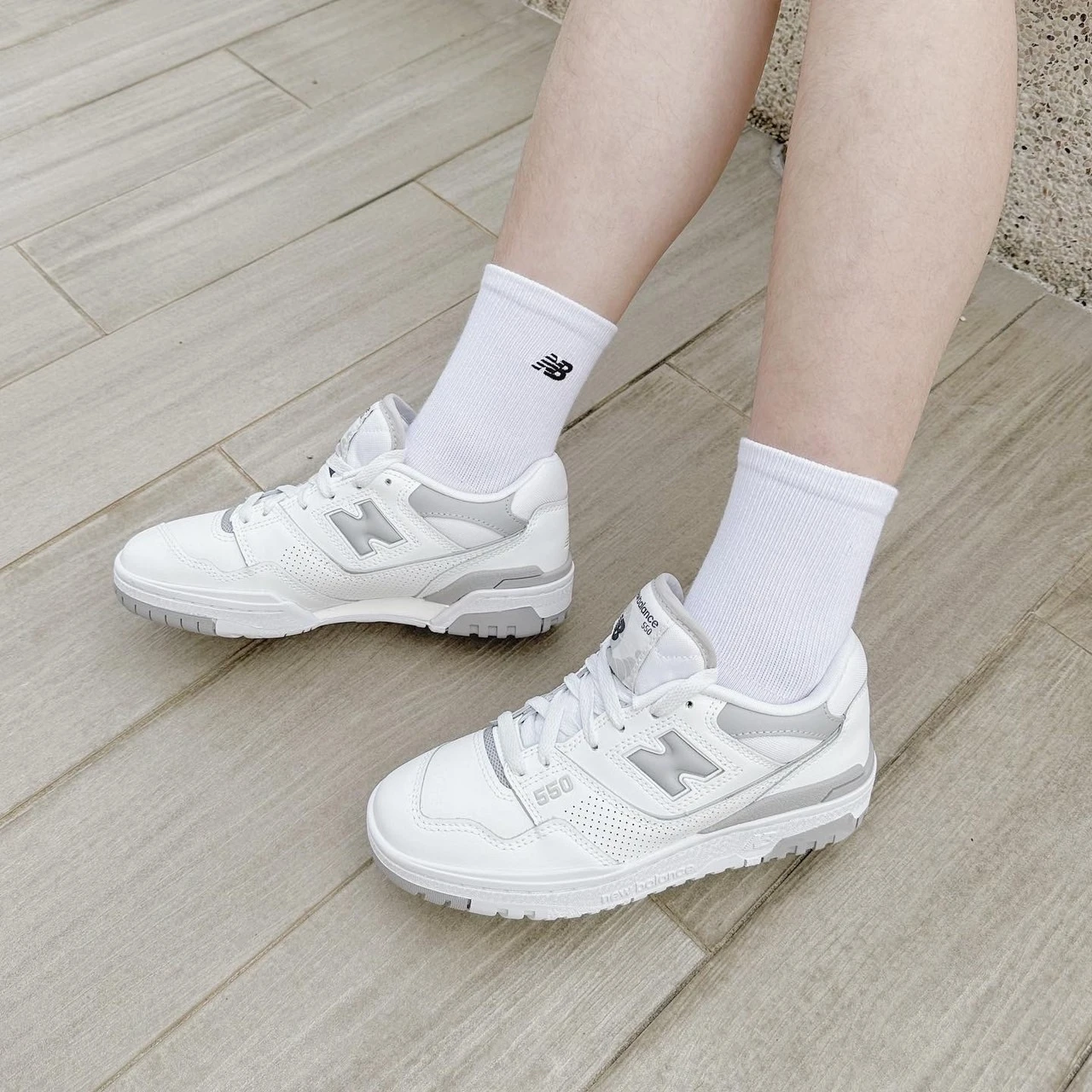 [Holmes]NEW BALANCE 550 GREY 灰 NB BBW550BB 雲霧灰白