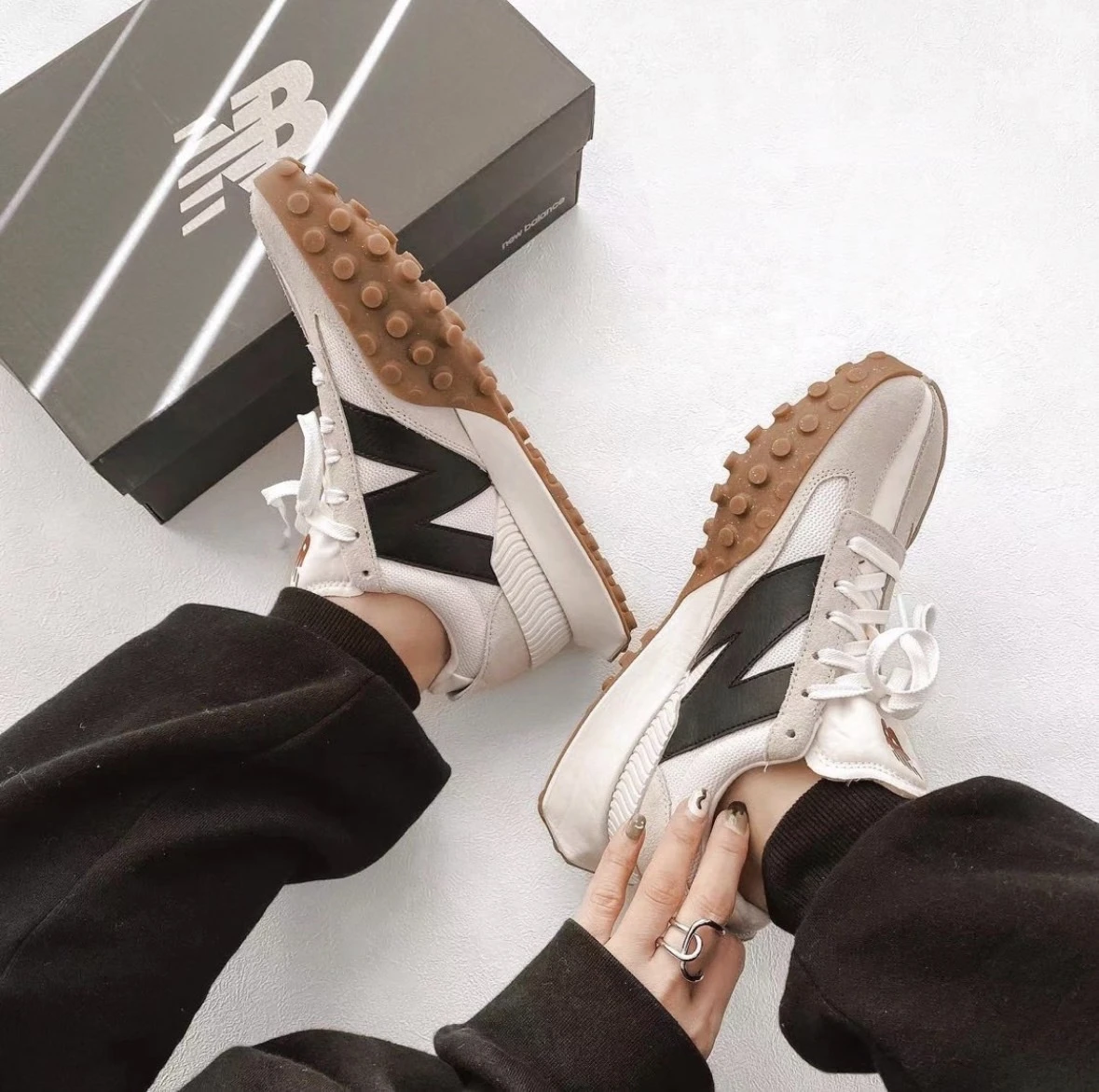 [Holmes] New Balance XC-72 NB UXC72SD 復古黑白海鹽 焦糖底