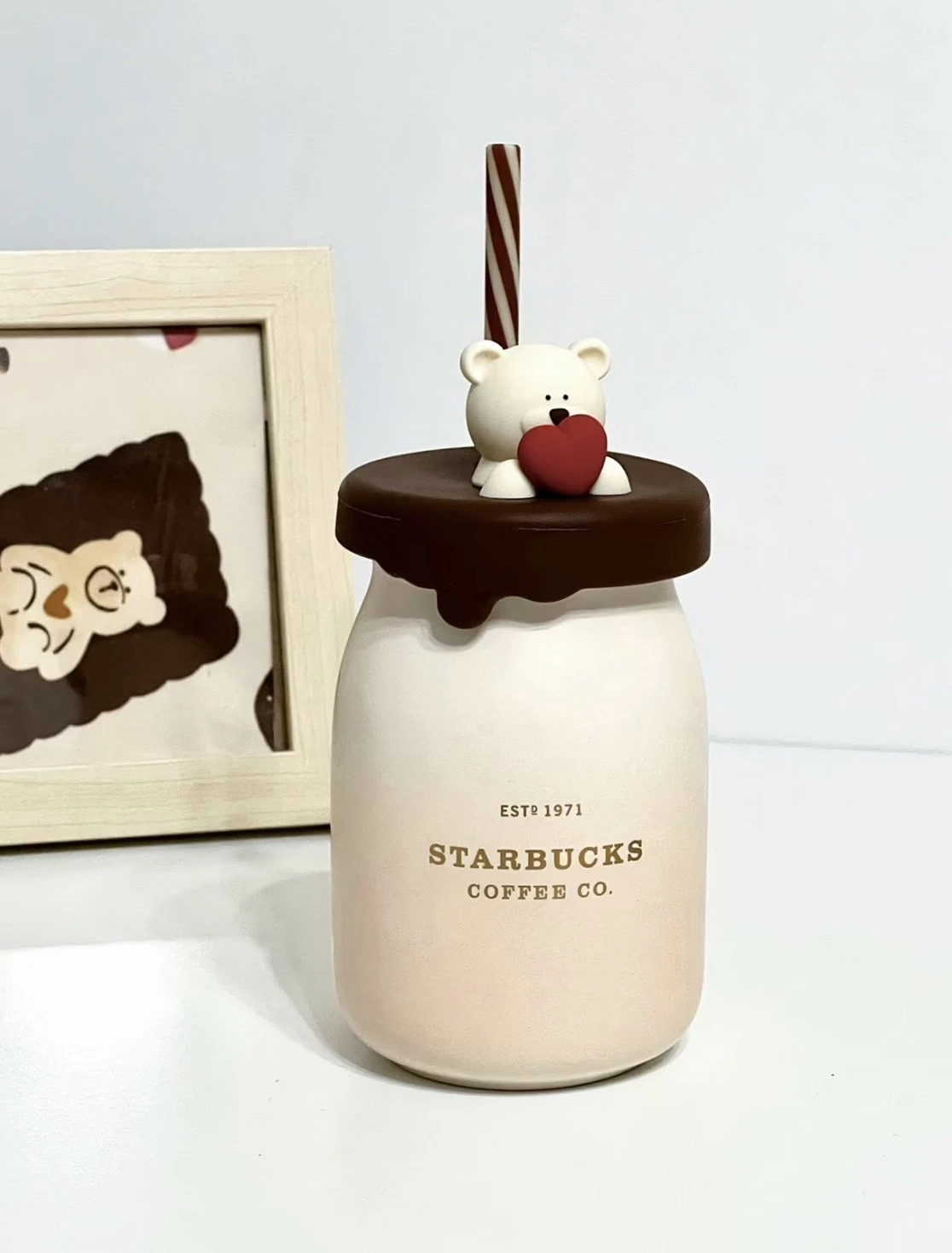 [Holmes]STARBUCKS 星巴克 甜甜圈系列 隨行杯 / 吸管杯