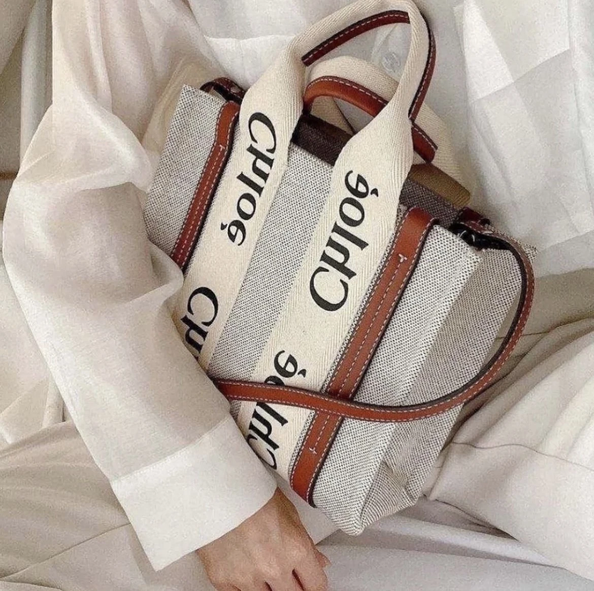 [Holmes]CHLOE WOODY TOTE 帆布包 下單區 預購