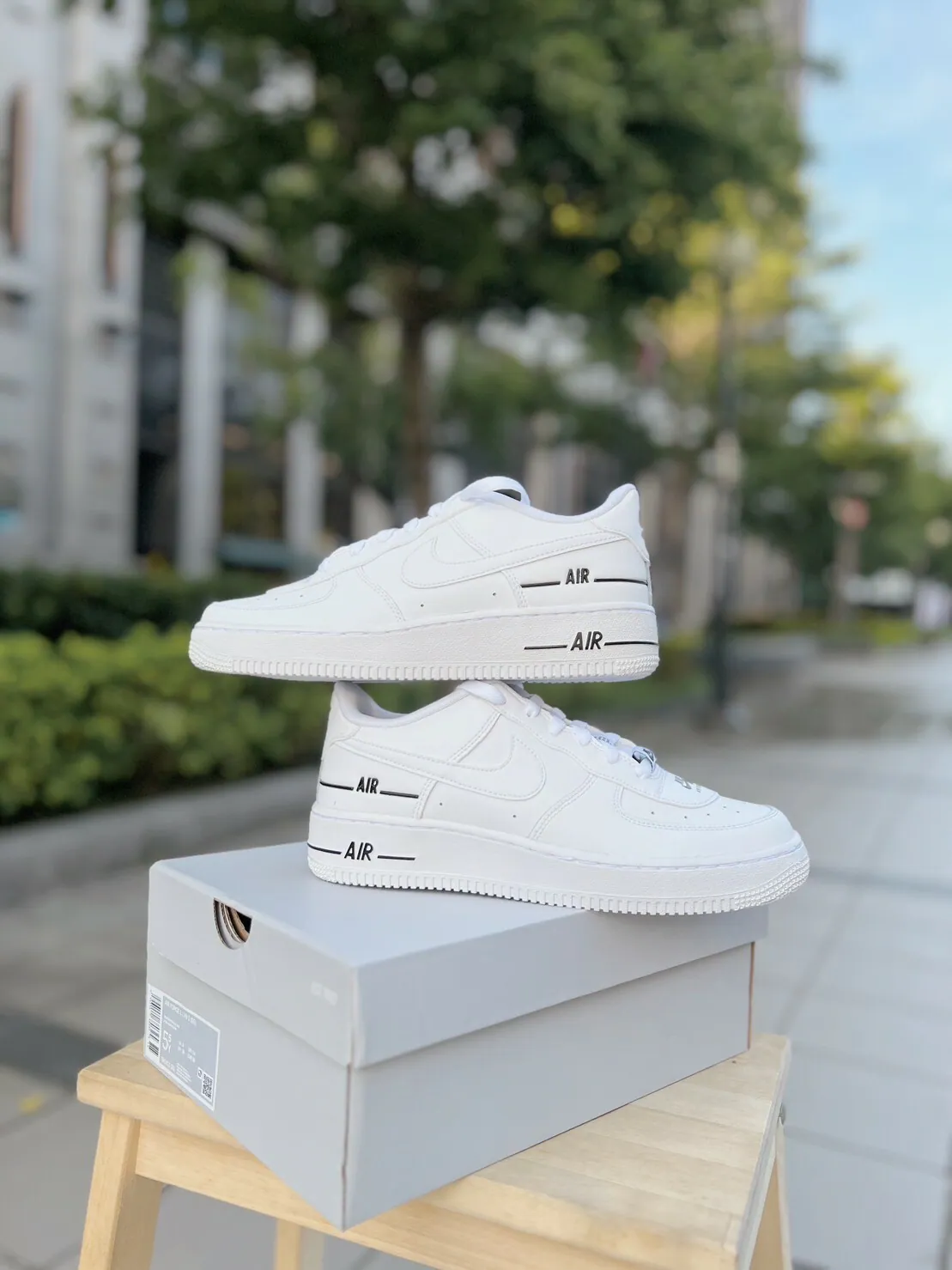 [Holmes]NIKE AIR FORCE 1 (GS) 雙層串標 CJ4092100