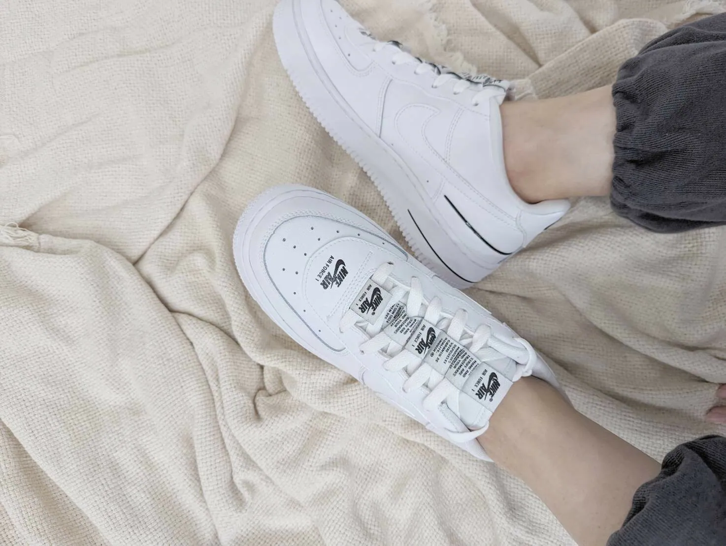 [Holmes]NIKE AIR FORCE 1 (GS) 雙層串標 CJ4092100