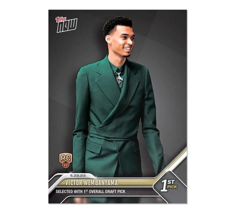 Topps  狀元 wembanyama rc 球員卡