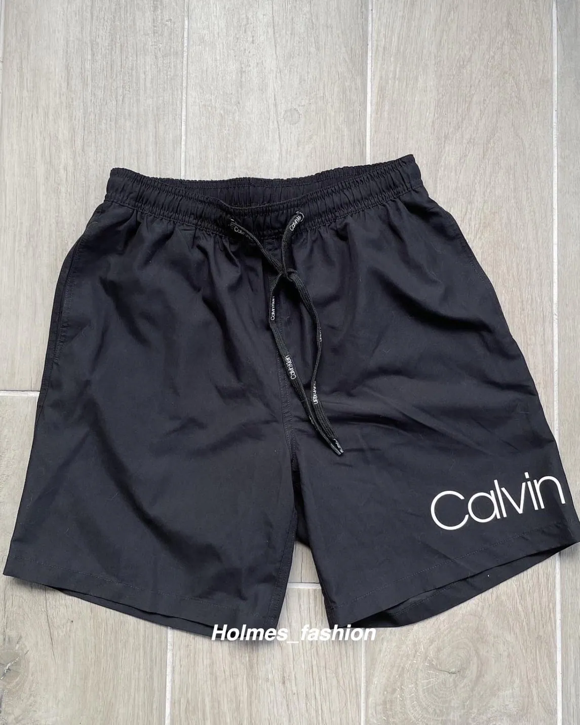 [Holmes]Calvin Klein CK 男版 海灘泳褲 7 吋 黑色 現貨 /特殊色預購