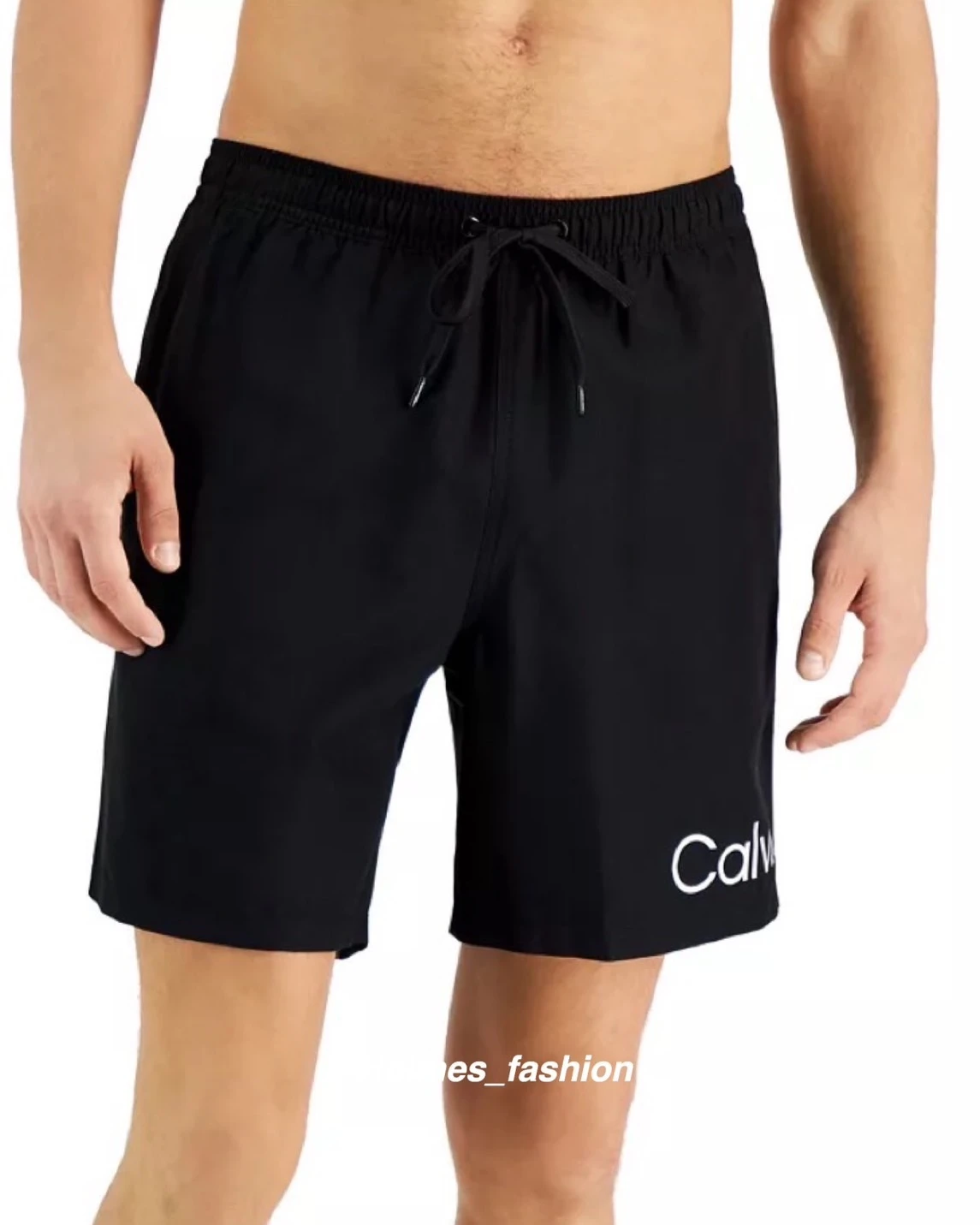 [Holmes]Calvin Klein CK 男版 海灘泳褲 7 吋 黑色 現貨 /特殊色預購