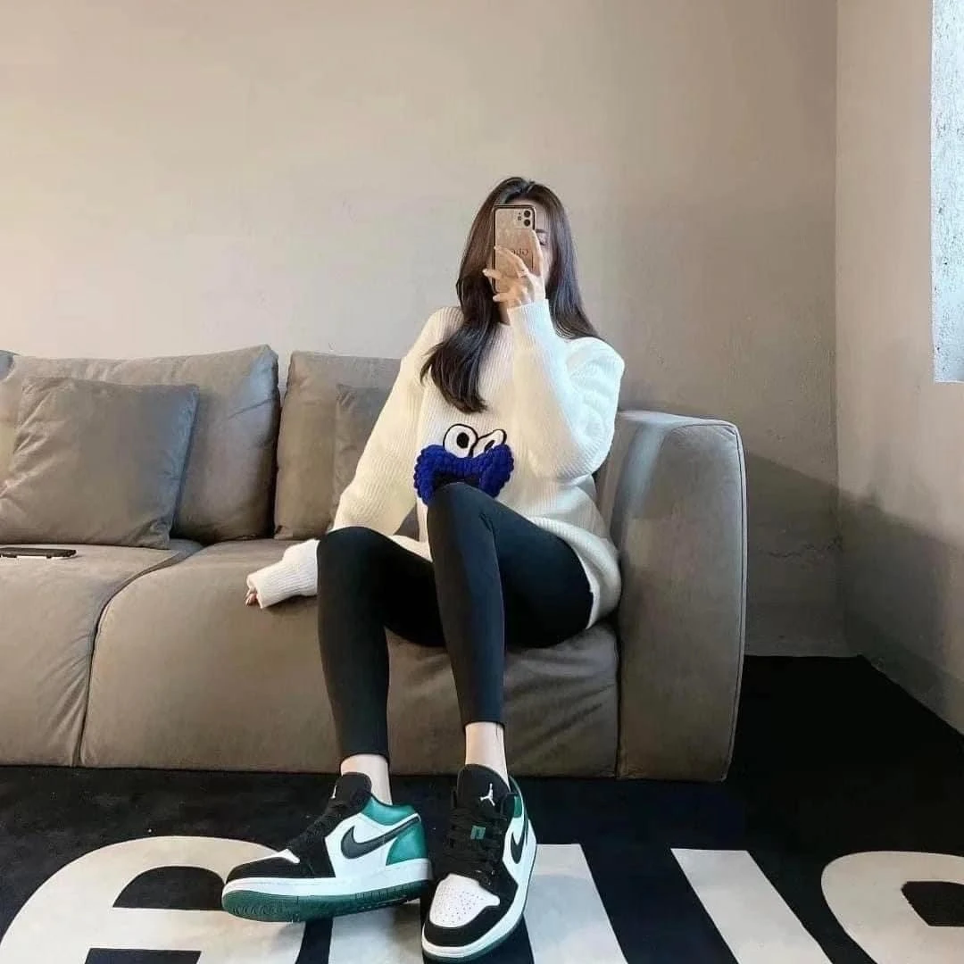 [Holmes]Air Jordan 1 Low 黑綠 GS 553560-113