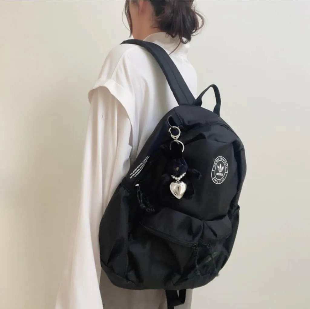 [Holmes]Adidas三葉草圓標logo後背包 GC1211
