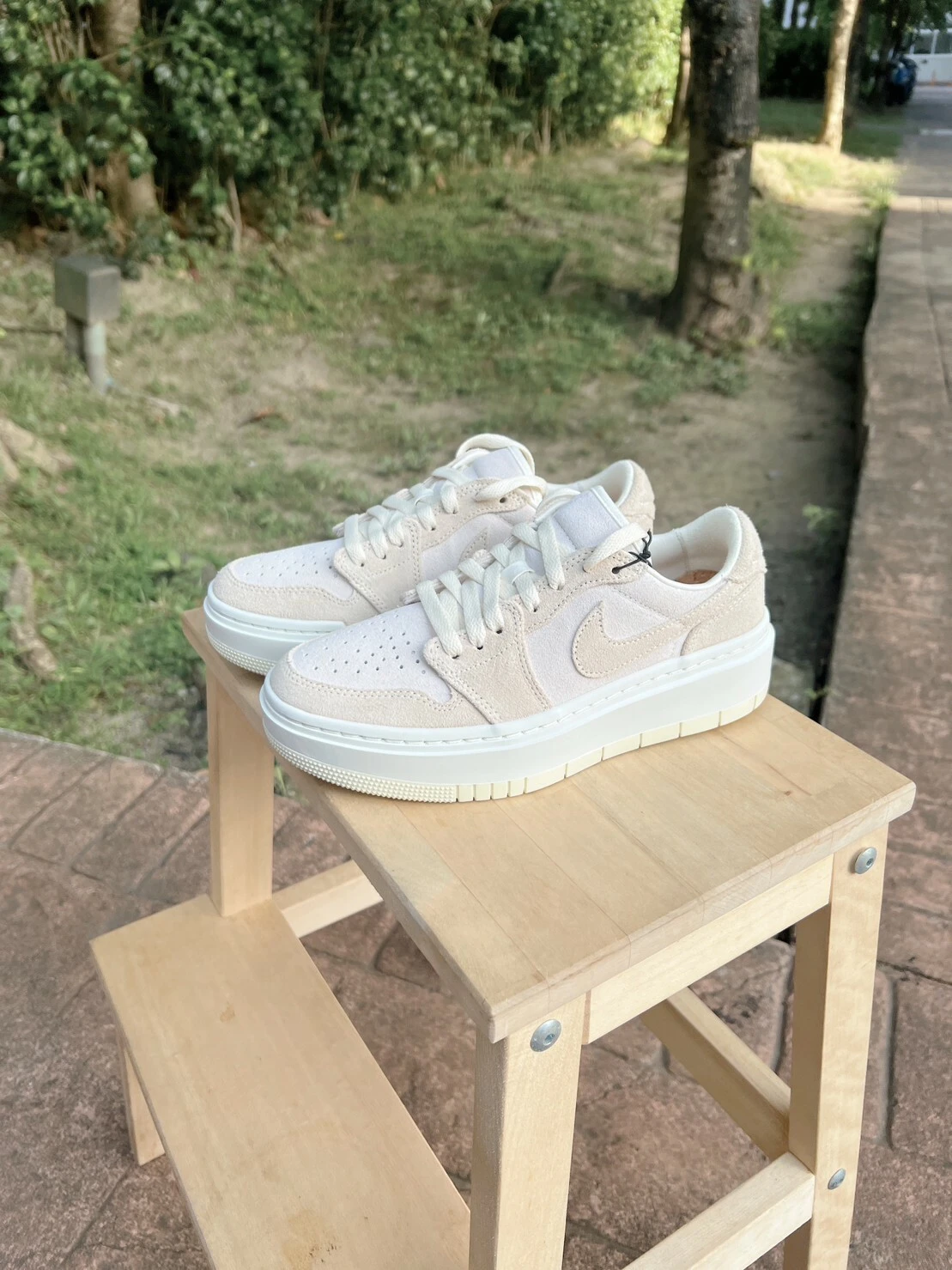 [Holmes]Nike Air Jordan 1 Elevate Low 厚底 米杏色 DH7004-101