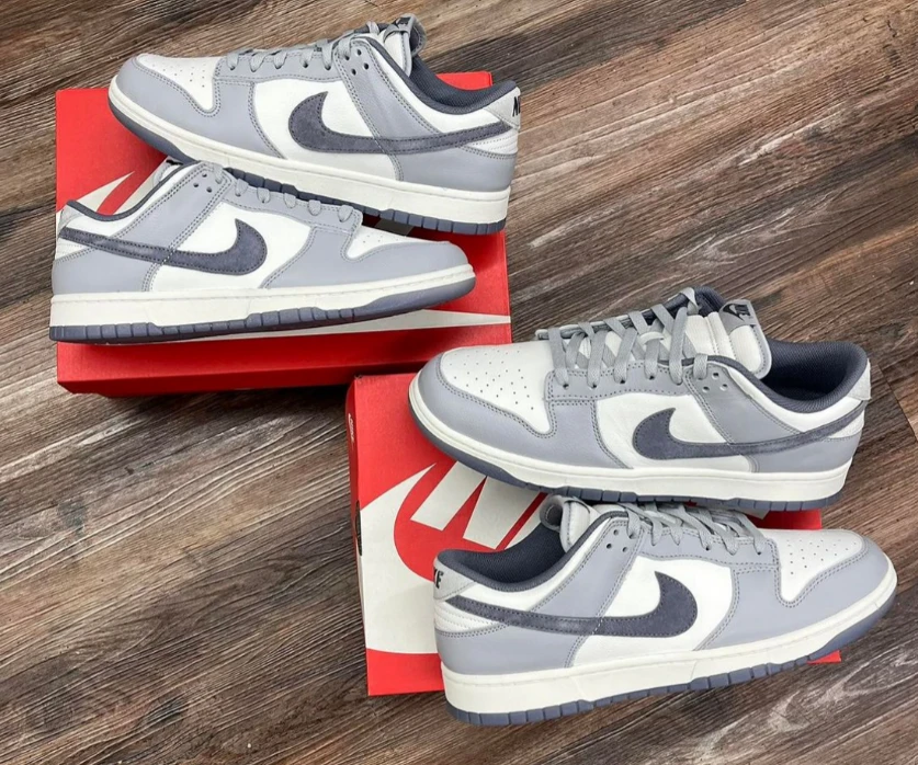 Nike Dunk Low 霧灰紫 莫蘭迪 灰 皮革 男女碼 FJ4188-100 FB9109-101/預購