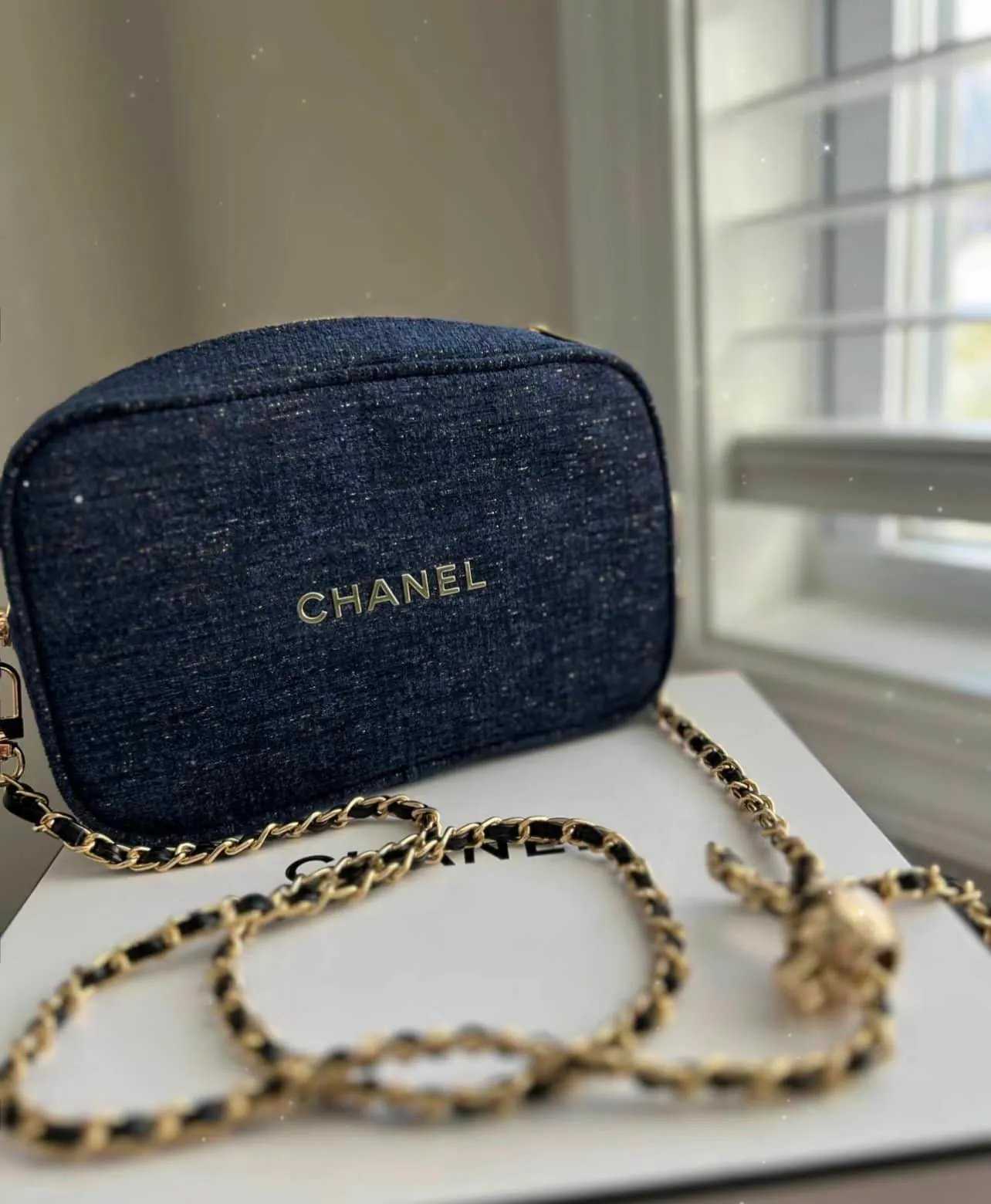 [Holmes]CHANEL 香奈兒 聖誕化妝包/現貨特賣