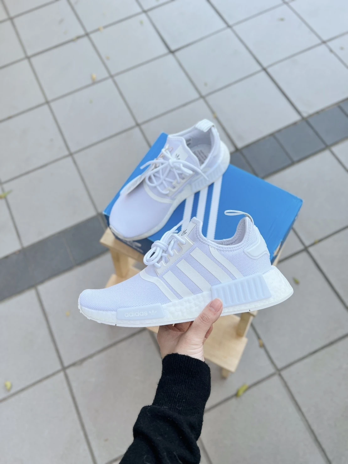[Holmes]ADIDAS NMD_R1 PRIMEBLUE W 白 GX8313
