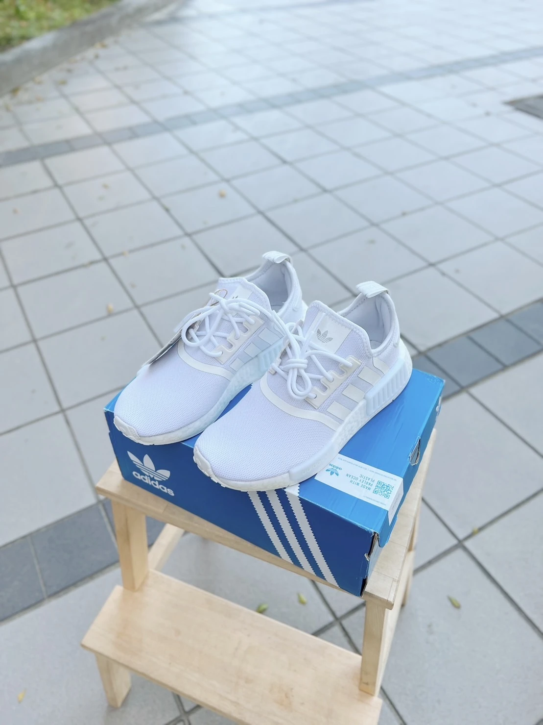 [Holmes]ADIDAS NMD_R1 PRIMEBLUE W 白 GX8313