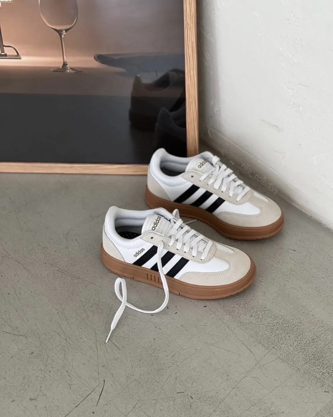 零碼/Adidas Neo Gradas 經典復古 三線麂皮 黑線 焦糖底 FW3378