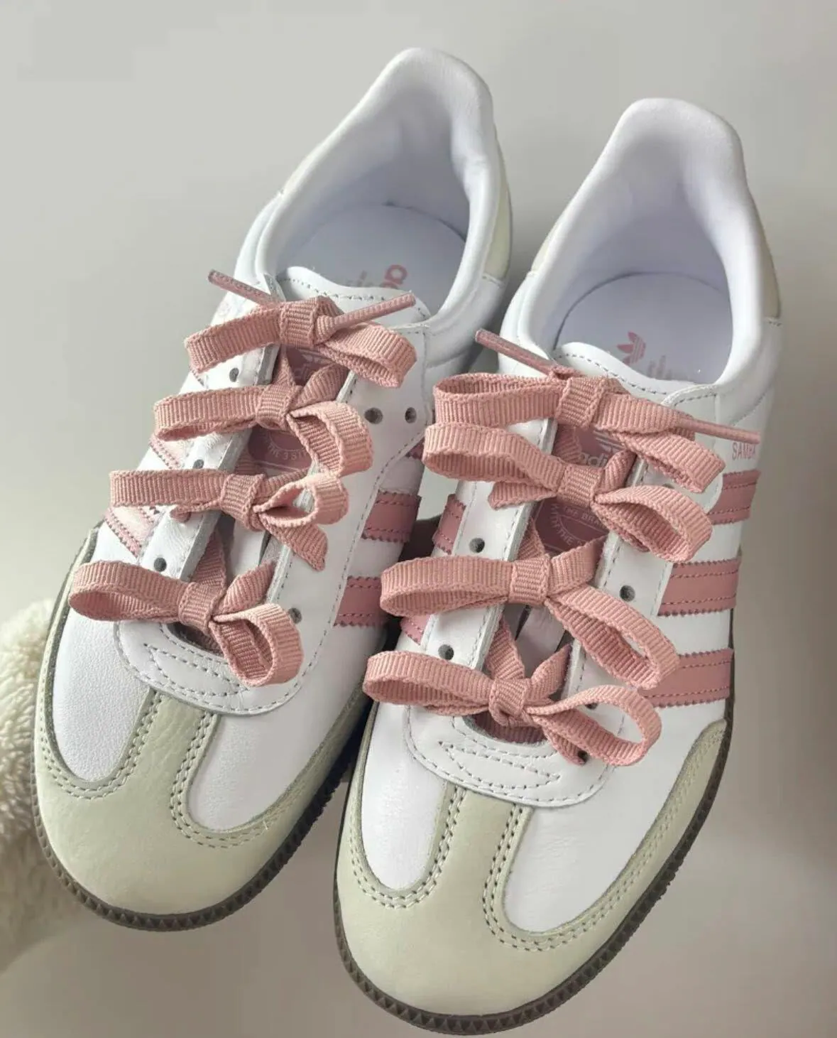 ADIDAS SAMBA OG 奶油蜜桃粉 玫瑰粉 米色 白色 焦糖底 女鞋 JI2677