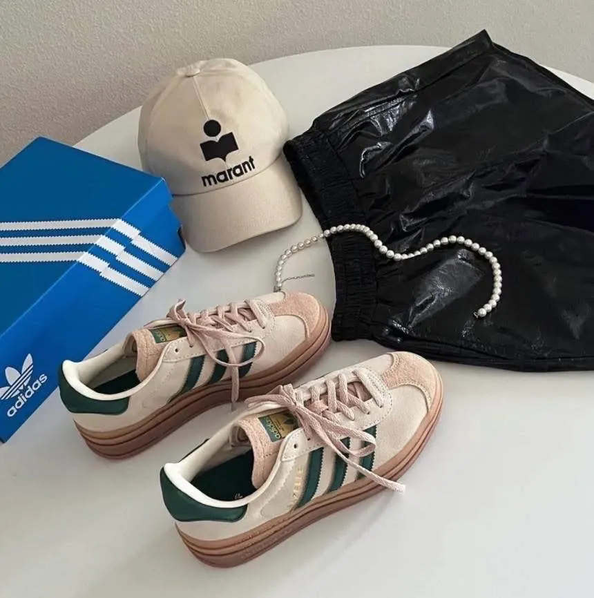Adidas Originals Gazelle Bold 厚底焦糖奶綠  ID7056
