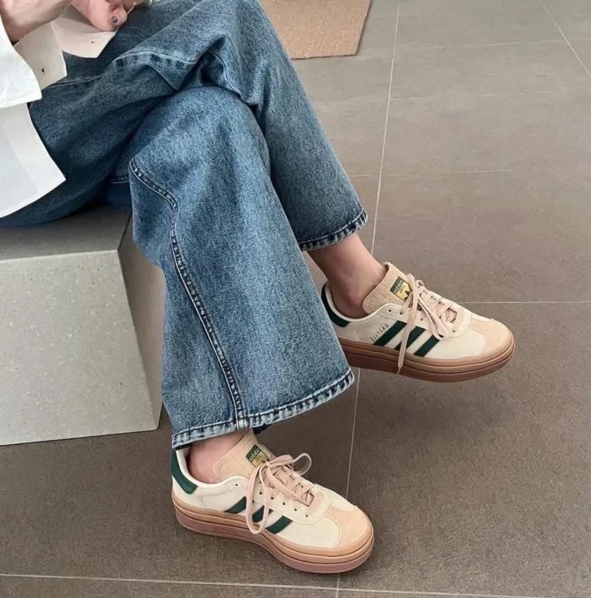 Adidas Originals Gazelle Bold 厚底焦糖奶綠  ID7056