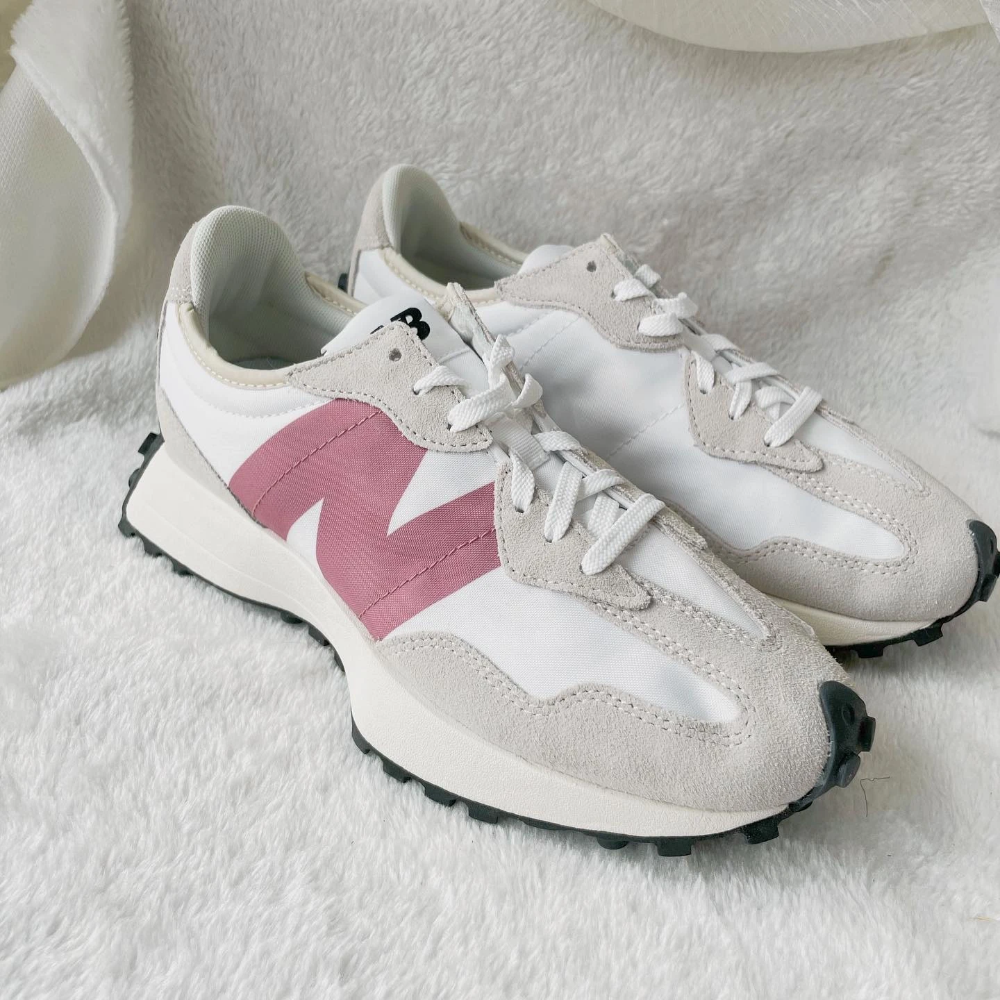 Holmes|New Balance NB 327 玫瑰粉 燕麥玫瑰 女鞋 WS327CD
