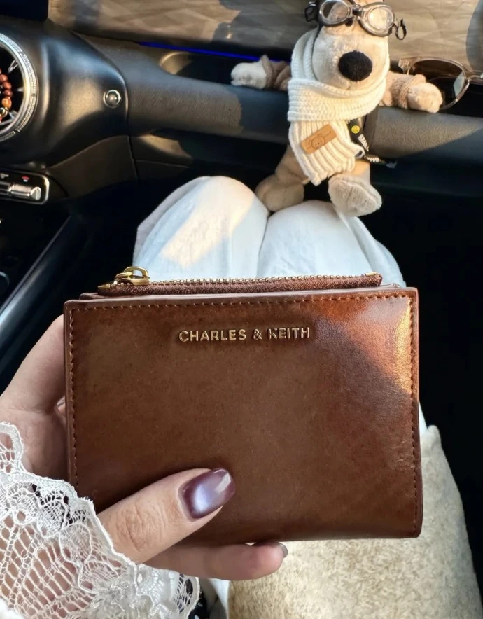 Charles&Keith 小CK Harmonee 拉鍊 零錢包