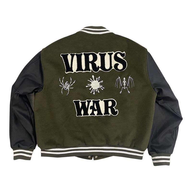 現貨 Virus world 🦠🦠21FW Baseball Jacket 棒球外套