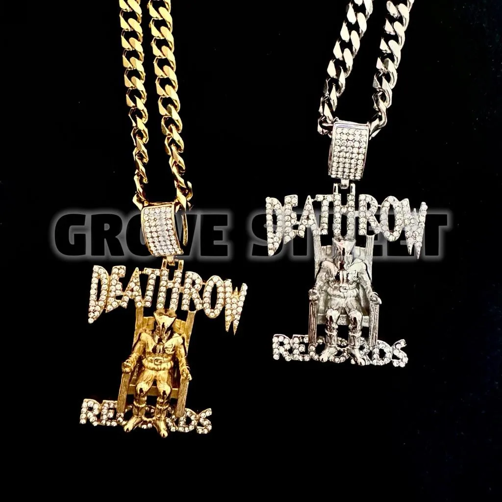〔GroveStreet〕現貨 實拍 Death Row Records 死囚唱片 古巴鍊 西岸 嘻哈 項鍊