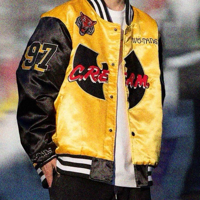〔GroveStreet〕限量 WU-TANG CLAN 經典配色Classics baseball jacket 限量