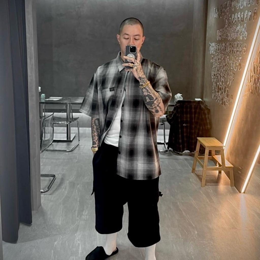 〔GroveStreet〕 現貨 FB County 短袖格紋襯衫 Plaid Shirt 正宗西岸品牌 官方授權經銷