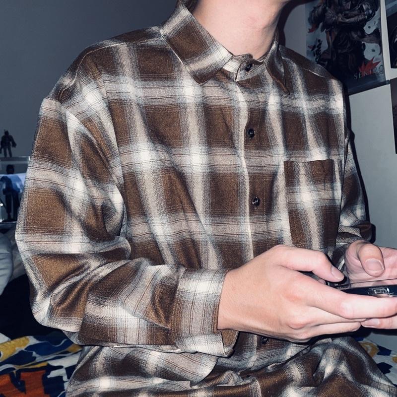 〔GroveStreet〕現貨 CHICANO Plaid Shirt 西岸風格🇺🇸🇺🇸 重磅格紋襯衫 長袖 兩色 西岸