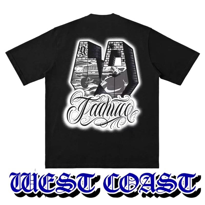〔GroveStreet✖️deep✖️wen〕現貨 LA Block Letters 刺青師合作款 重磅小領口 TEE