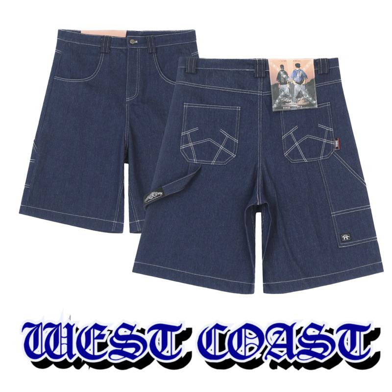 〔GroveStreet〕 現貨 牛仔短褲 Chicano Pants 西岸風格 六分短褲 西岸 牛仔褲