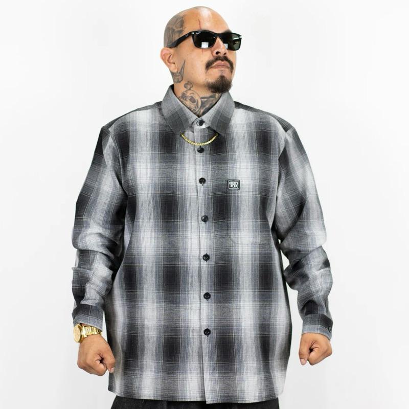 〔GroveStreet〕 FB County 長袖格紋襯衫 Checker Shirt 官方授權經銷 Chicano