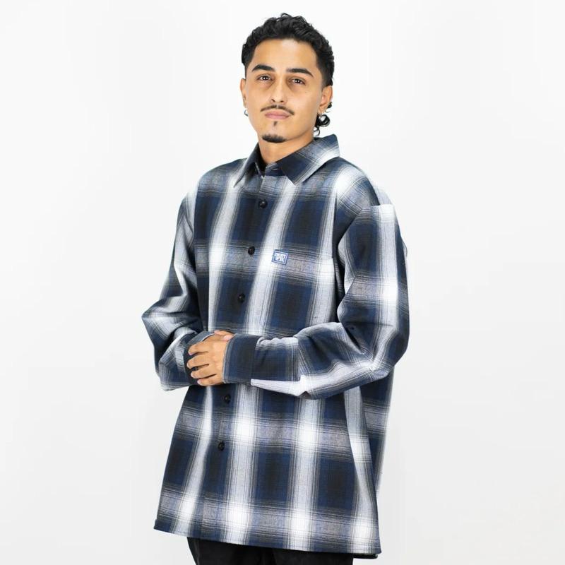〔GroveStreet〕 FB County 長袖格紋襯衫 Checker Shirt 官方授權經銷 Chicano