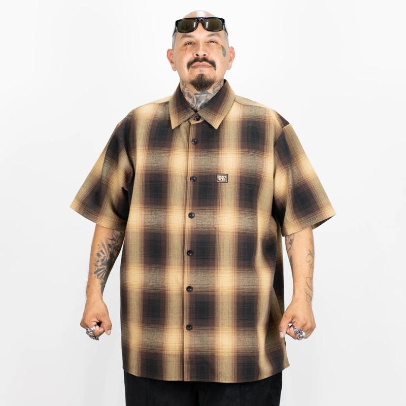 〔GroveStreet〕 現貨 FB County 短袖格紋襯衫 Plaid Shirt 正宗西岸品牌 官方授權經銷