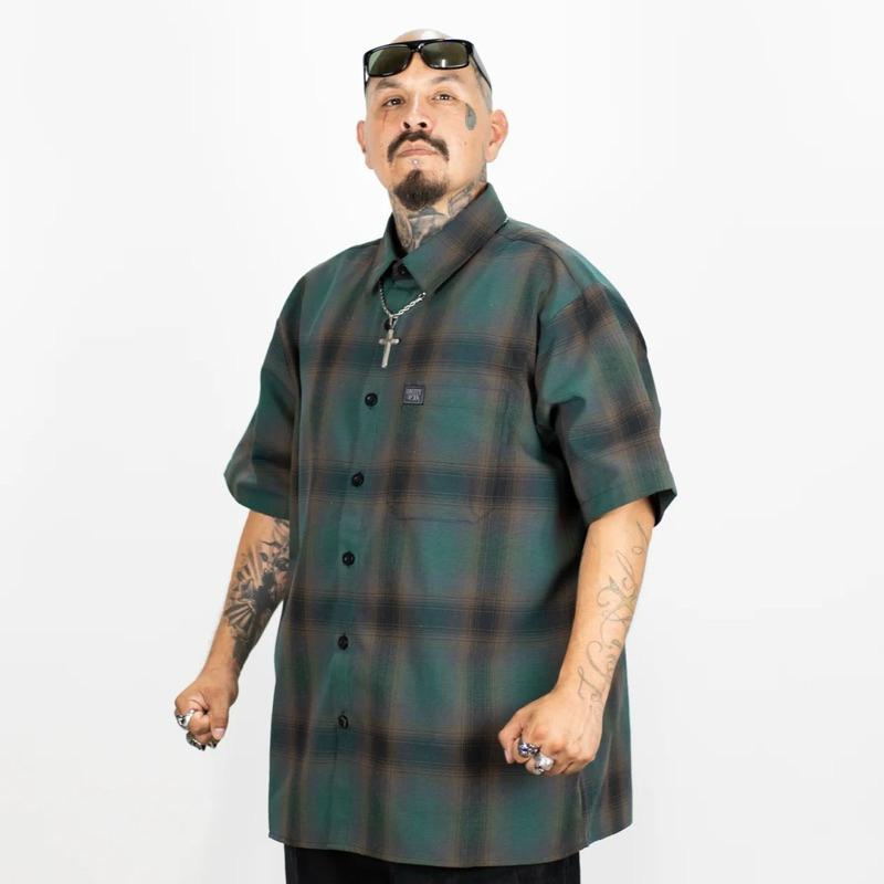 〔GroveStreet〕 現貨 FB County 短袖格紋襯衫 Plaid Shirt 正宗西岸品牌 官方授權經銷