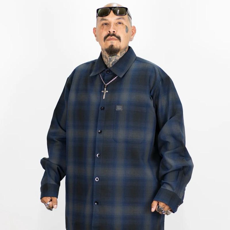 〔GroveStreet〕 FB County 長袖格紋襯衫 Checker Shirt 官方授權經銷 Chicano
