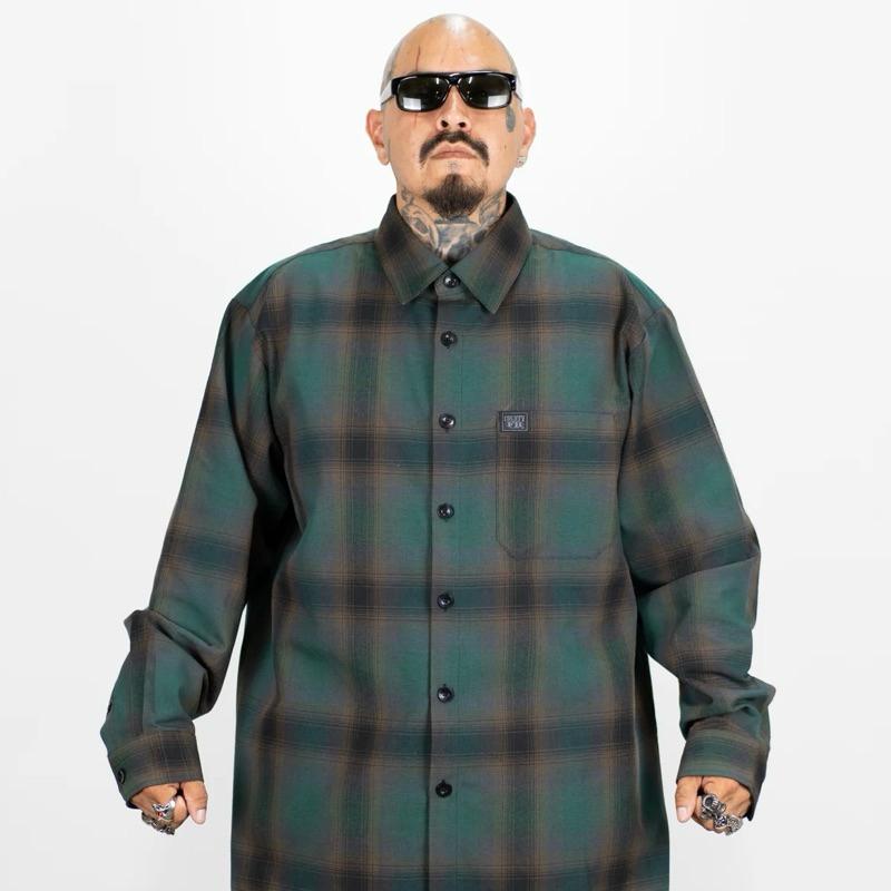 〔GroveStreet〕 FB County 長袖格紋襯衫 Checker Shirt 官方授權經銷 Chicano