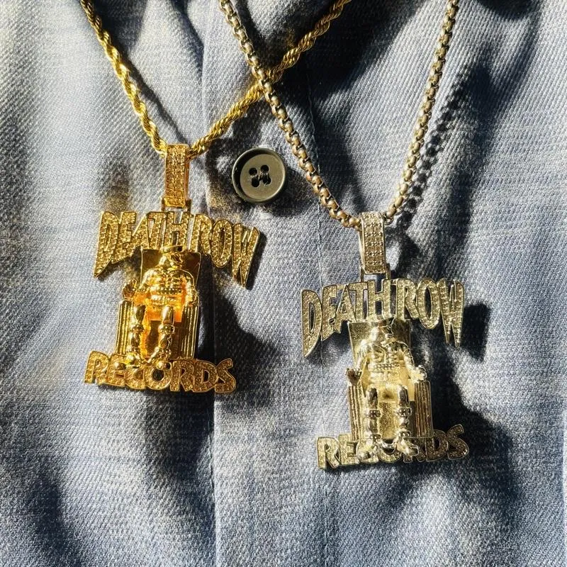 〔GroveStreet〕現貨 Death Row Records 死囚唱片 goldchain 西岸 嘻哈 麻花鍊