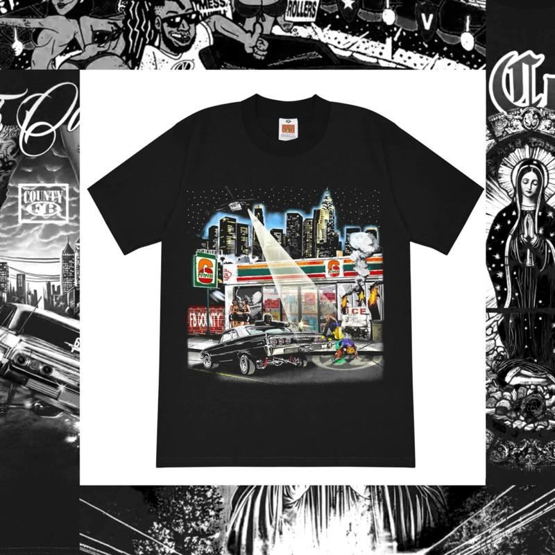 〔GroveStreet〕 現貨 FB County 印花設計 短袖上衣 官方授權經銷 Stain Heavy Hard