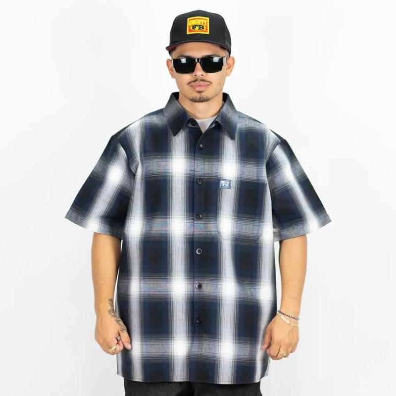 〔GroveStreet〕 現貨 FB County 短袖格紋襯衫 Plaid Shirt 正宗西岸品牌 官方授權經銷